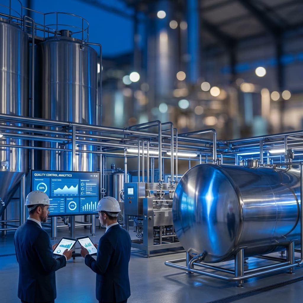 Dairy facility background